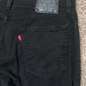 Men’s Levi 513 Black